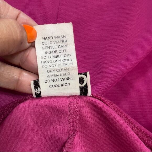 deb Pink Mesh Tie on Back Homecoming Dress LARGE - Picture 12 of 13